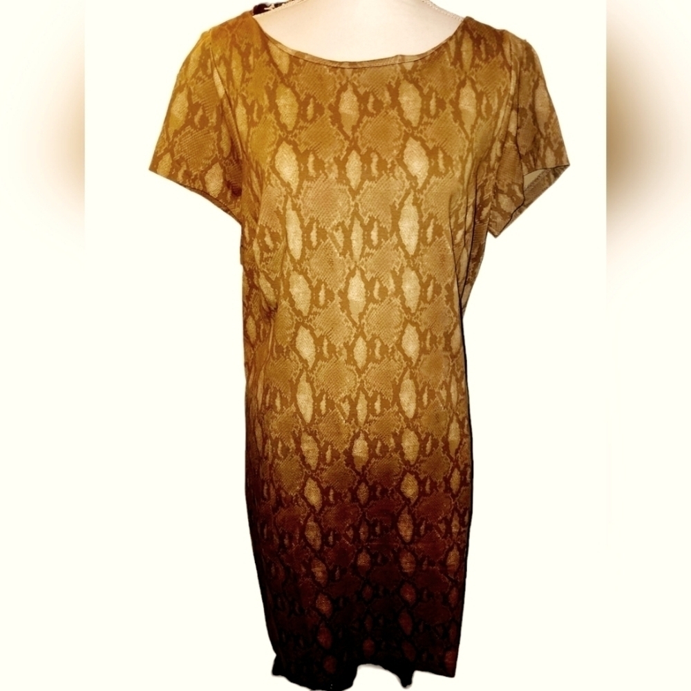 LAUREN RALPH LAUREN SNAKE PRINT DRESS - Picture 2 of 7